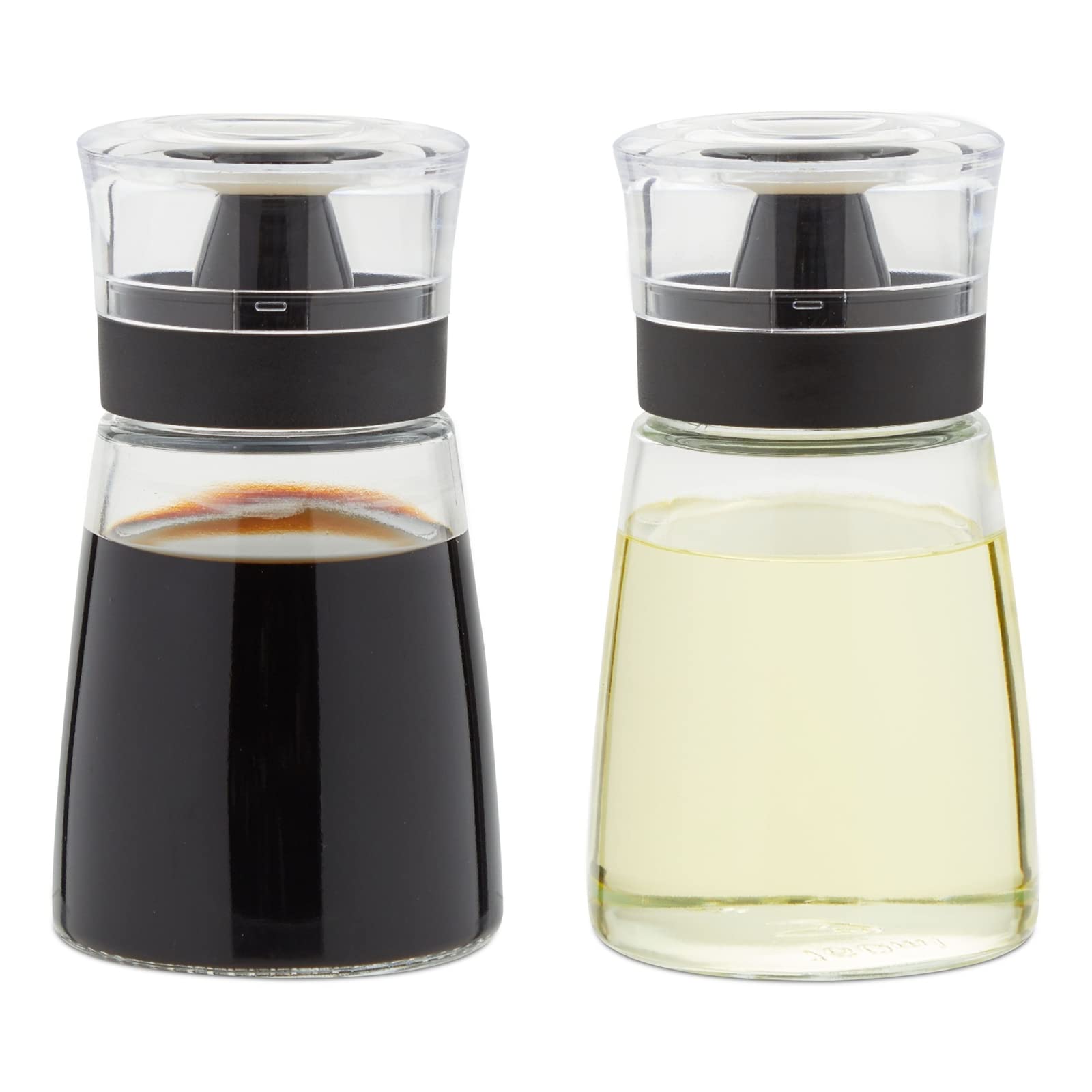 Juvale Glass Oil & Vinegar Dispenser Set Leak-Proof