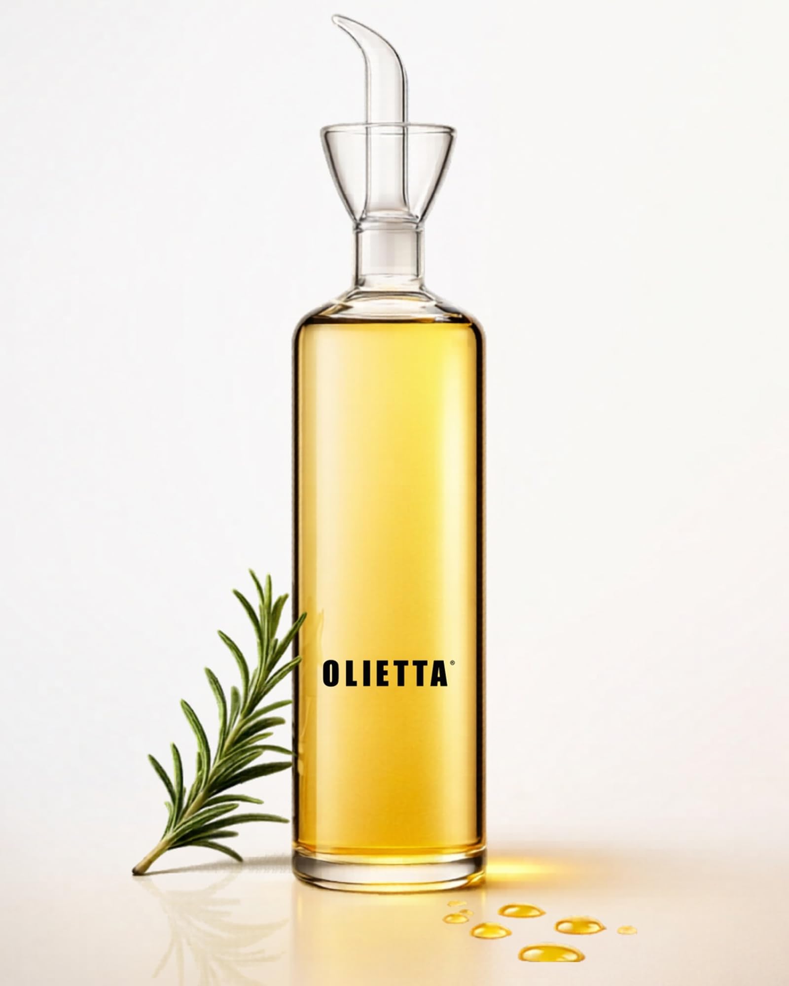 Olietta Olive Oil Dispenser Bottle Borosilicate Glass