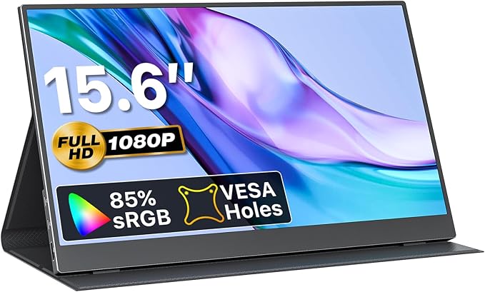 VisionOwl 15.6 Inch Portable Monitor