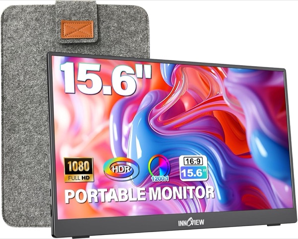 InnoView 15.6 Inch Travel Monitor 1080P