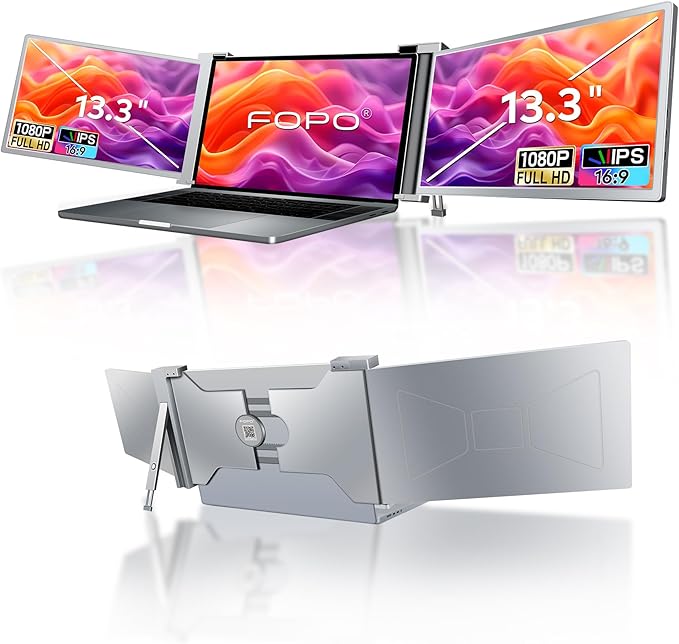FOPO S16 13.3 Triple Laptop Screen Extender